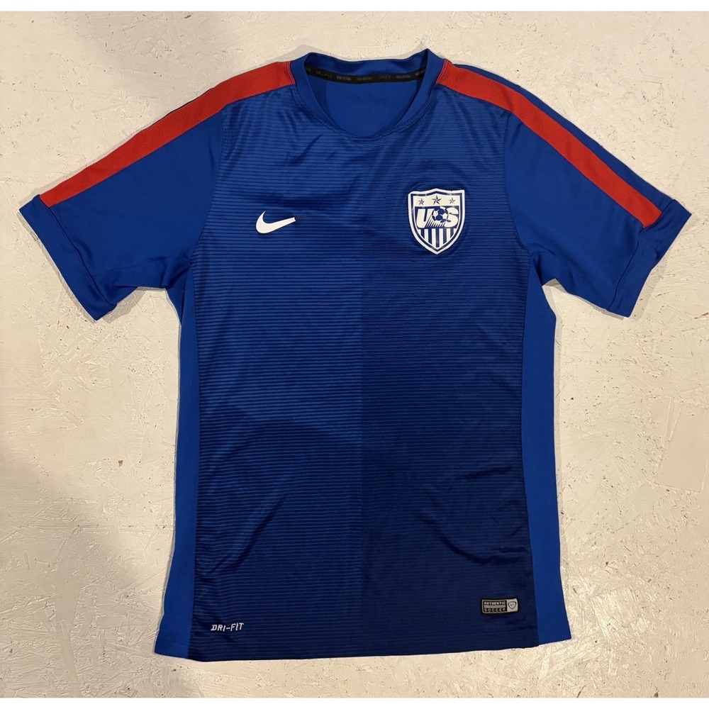Authentic Nike USA‎ USMNT Training Football Soccer Jersey Kit 643862-480 Mens M
